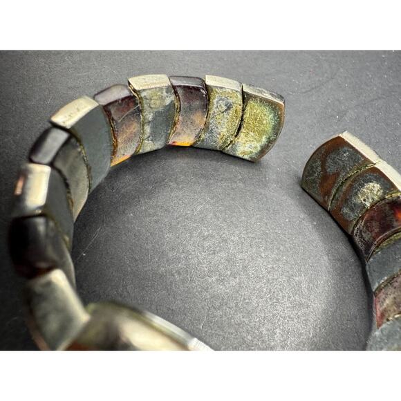 Vintage Da Vanci Quartz Watch Japan Movt Silver Tone Mother of Pearl Bracelet main image 5